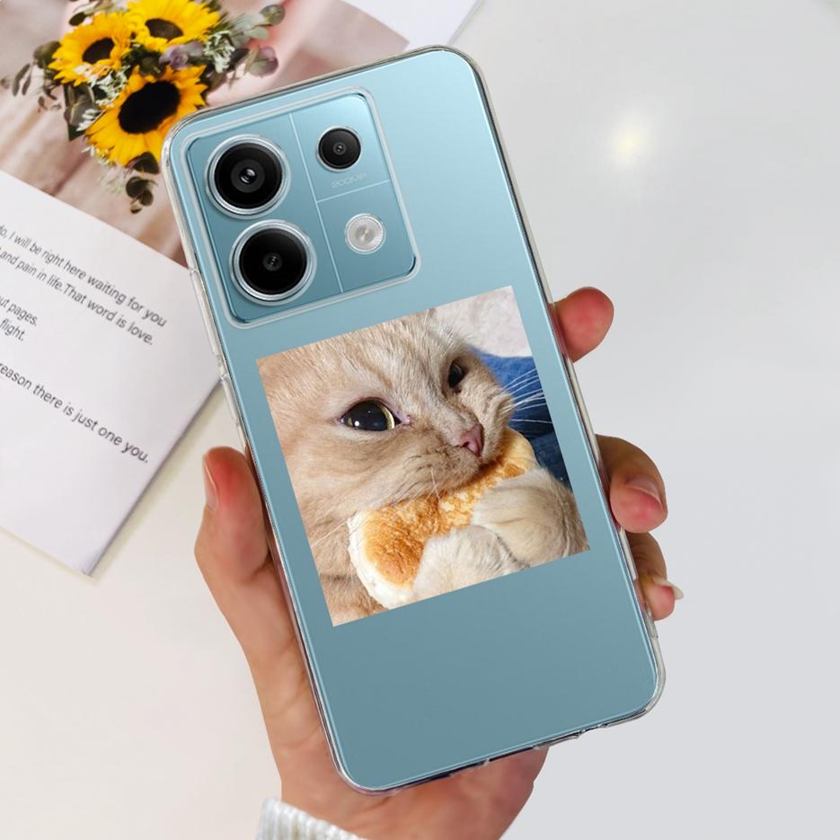 For Xiaomi Poco X6 5G Case PocoX6 Pro New Fashion Painted Cover Clear Silicone Phone Case For Xiaomi Poco X6 Pro X6Pro 5G Bumper