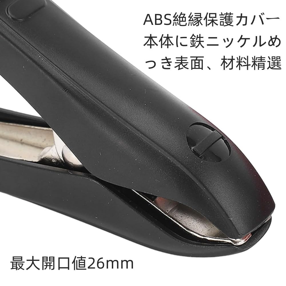 Alligator Clips 6 Pcs Voltage Test Clips 35A 78mm Alligator Clip Durable Insulated Voltage Tester