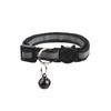 Reflective Breakaway Kitten Collar Adjustable Safety Elastic Soft Necklace Bell Pet Collar
