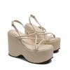 Piattaforma Marca Design Sandali Sexy da Donna Scarpe Zeppe Punk Tacchi Alti Comode Tempo Libero Scarpe da Donna Sandalias di Design 2026
