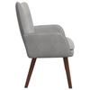 2 Seater Sofa Light Grey 115 x 61 x 87 cm Velvet (V)
