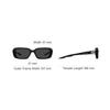 Gentle Monster Logo Engraved Rectangular Sunglasses Men Sunglasses Black MELROSE01