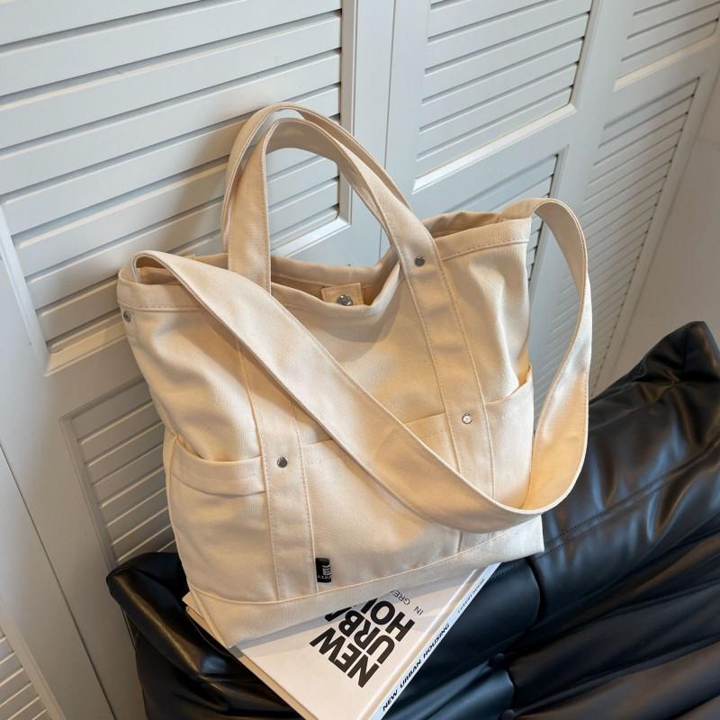 Japanese Canvas Bag Female College Students 2026 New Large-capacity Shoulder Harajuku Style Literary Cross-body