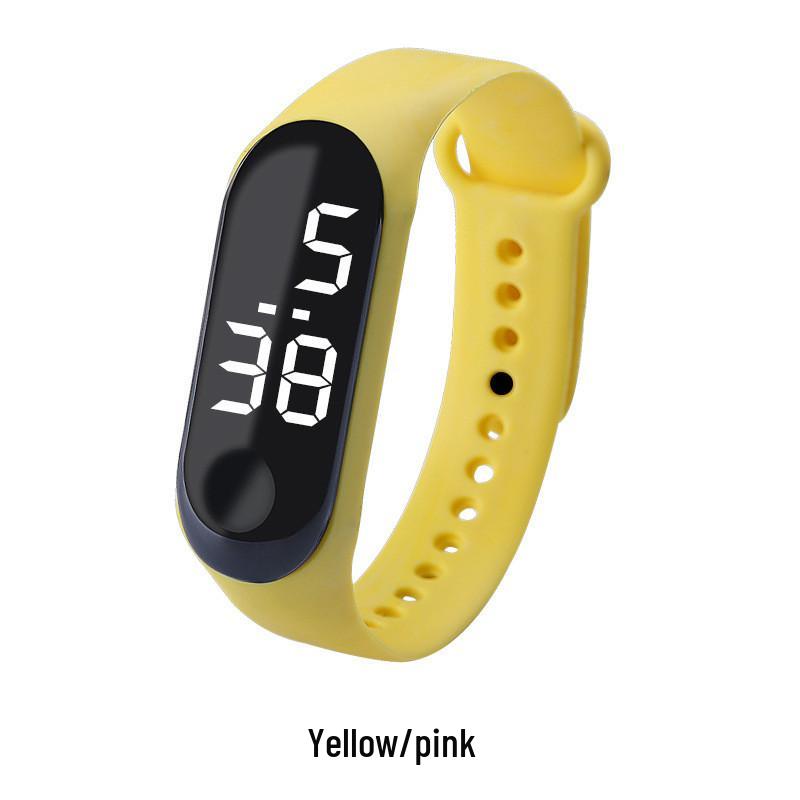 Waterproof LED Touch Control Casual Sports Watch for Students and Couples