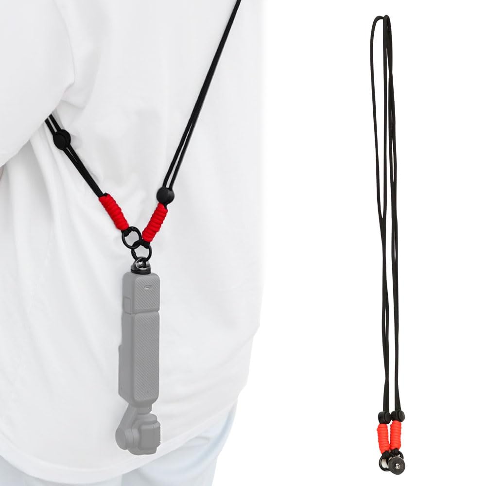 

CENBIG Wearable Camera Neck Shooting Strap, Crossbody, Hands-Free, Anti-Loss, Screw-On Snap-On (Black) чёрный