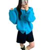 Korean Multi-Color Knit Cardigan for Women - Autumn/Winter, Soft Loose Fit, Single-Breasted Style