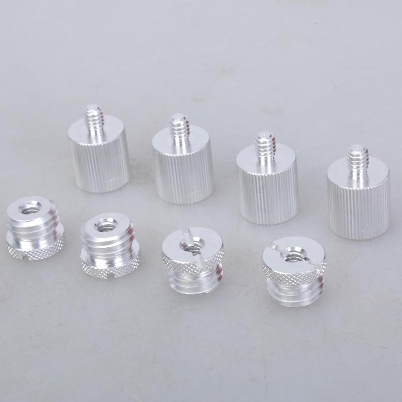 Adaptor de la 1/4 inch la 5/8 inch Adaptor cu șurub filetat pentru telemetru 1/4 filet Adaptor din aluminiu Adaptor trepied