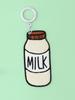HOLLYSATUNS Holly Bag Keyring_Milk
