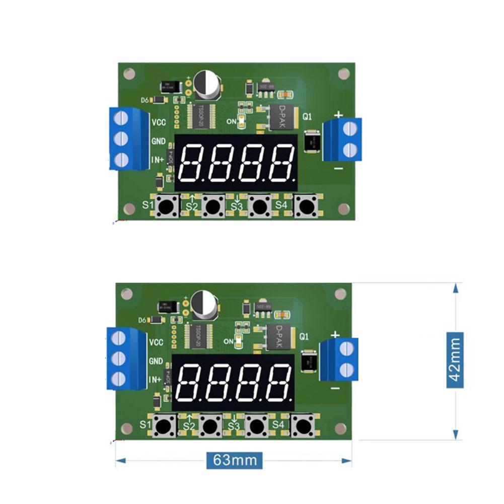 

Реле задержки 10А, 1 шт., 31 режим работы, управление трубкой MOS