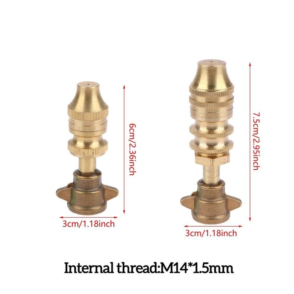 High Pressure Missile Nozzle Brass Straight Jet Nozzle Agriculture Farm Use