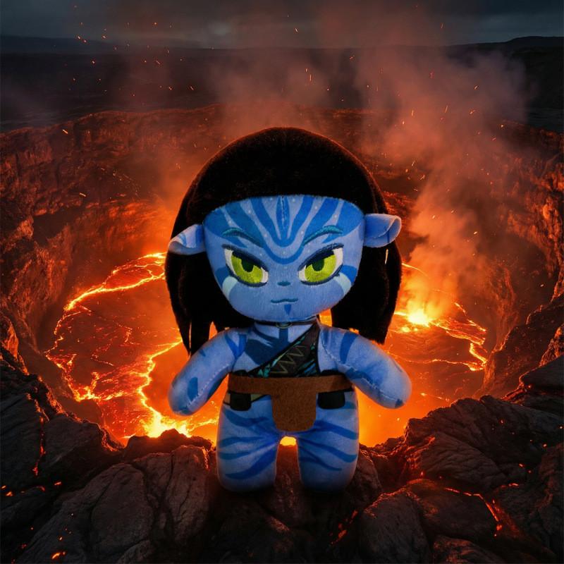 Cartoon Avatar Primitive Tribe Plush Toy Set With Soft Short Pile For Kids And Collectors