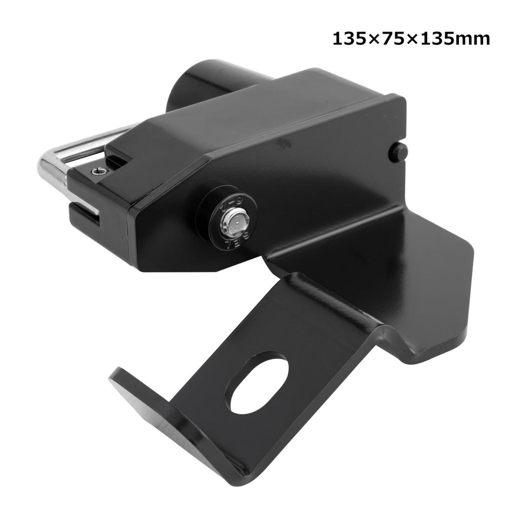 Kijima HTR-05012 Motorsykkelhjelmlås, Stål, Svart, Triumph Speed 400/Scrambler 400X ('24-)