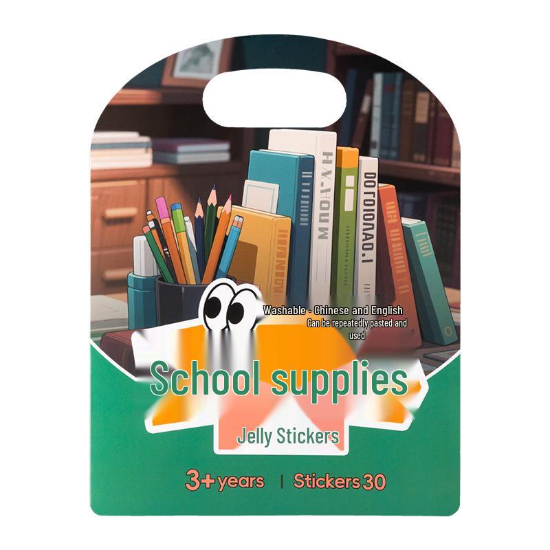 Children's Jelly Sticker Quiet Book: Educational Toy for Ages 3-6