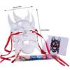 DIY Blank Paintable Mask Set Nuo Operas Mask for Artistic Projects,Theater,Halloween,Masquerade Parties,Classroom Arts
