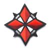 Biohazard Embroidered Velcro Patch With Nylon Polyester Material For Cosplay And Costume Accessories