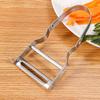 1Pc Stainless Steel Multi-function Potato Peeler Fruit Vegetable Chopper Mini Spud Slicer Grater Set Random Color Kitchen Tools