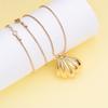 Fashion Melody Mermaid Shell Pendant Design New Luxurious Exquisite Romantic Necklace Jewelry for Wife Daughter Dream Gift
