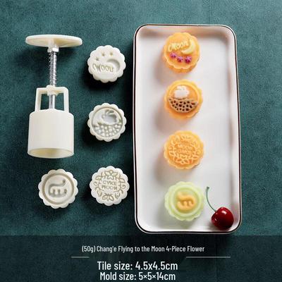 Bingyue Mid-Autumn Mooncake Hand Press Mold Kit