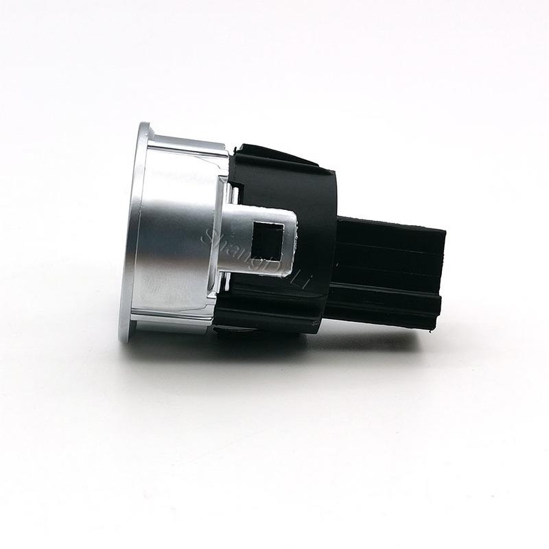 1 Stück Silber Auto Motor Start Stop Schalter Knopf Passend für Peugeot 4008 5008 508 Zubehör