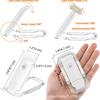 LED Mini USB Rechargeable Foldable Book Light - Portable, Eye-Protection Clip Lamp for Reading
