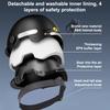 Bezpečnostná cyklistická prilba pre mužov a ženy, dospelých a deti, kreslená, na elektrický bicykel, motocykel, polovičná prilba s okuliarmi