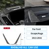 For Ford Escape/Kuga 2013-2016 Real Carbon Fiber Sticker Center Console Top Panel Cover Trim Car ide decorative Accessories