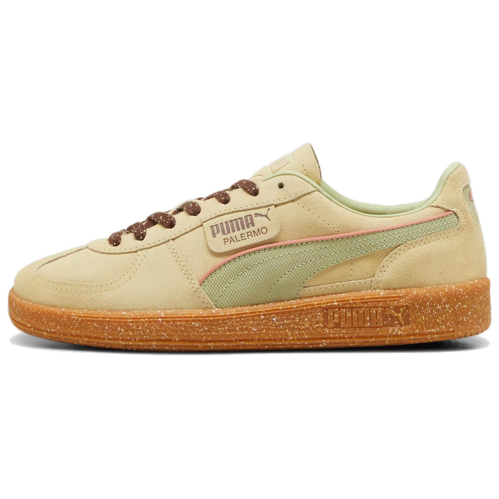 Puma Palermo Cannoli Unisex Creamy Vanilla Pistachio Green Gum 398382-01 EU 35.5