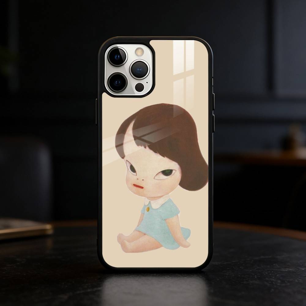 Cute Y-Yoshitomo Nara Phone Case For iPhone 17 16 15 14 13 12 Pro Max Plus for Mirror Wireless Magnetic Cover