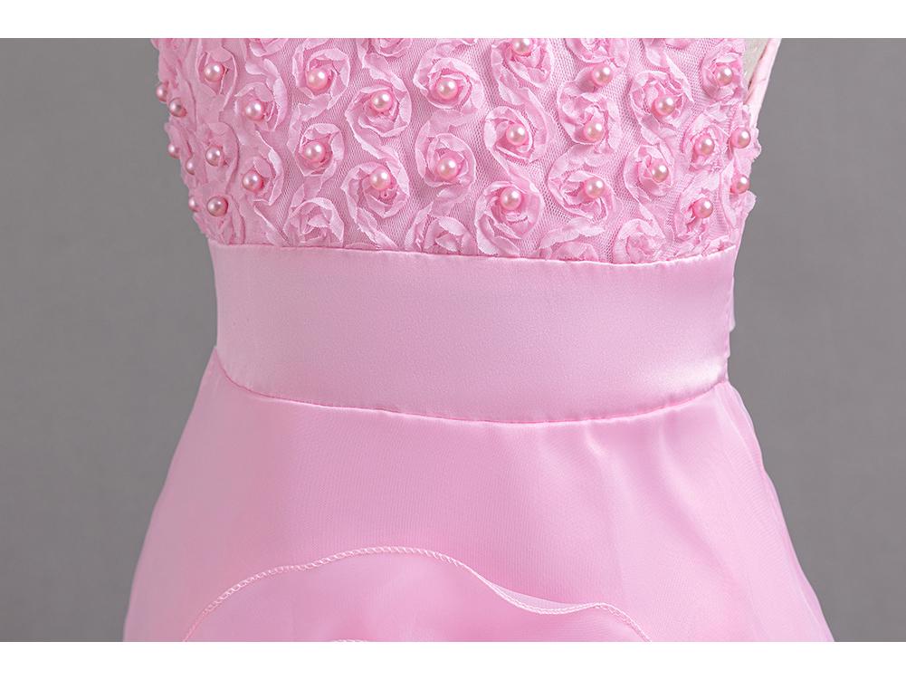 Girls' Formal Fashion Tulle Skirt Flower Girl Dress for Weddings and Piano Performances - Available Now