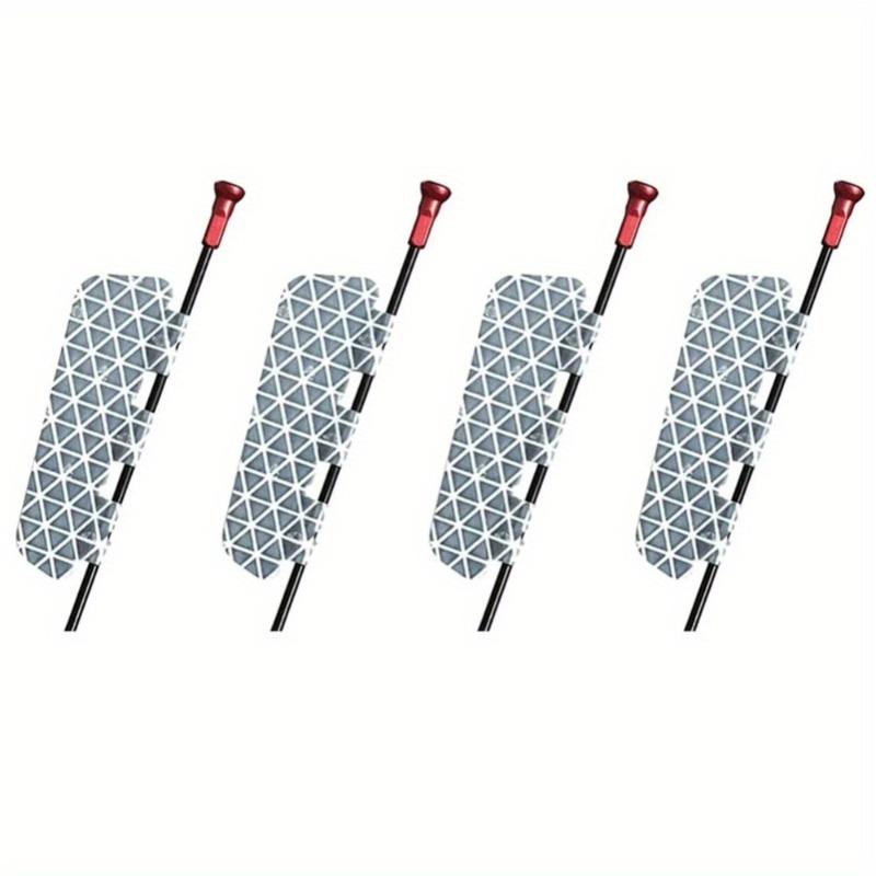 

4 шт. Велосипедные Предупреждающие Отражатели для MTB Дорожного Велосипеда, Спицы Колеса, Отражающие Фонари. White