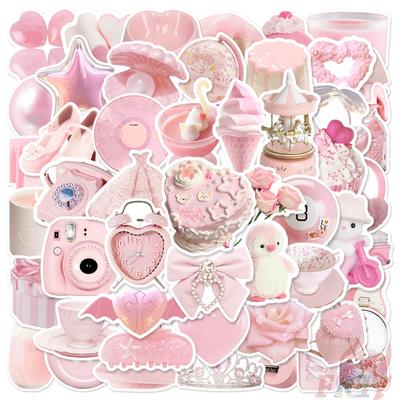 50 Teile/satz Rosa Ballett Mädchen Stile Serie 04 Aufkleber Wasserdicht DIY Mode Doodle Decals Aufkleber