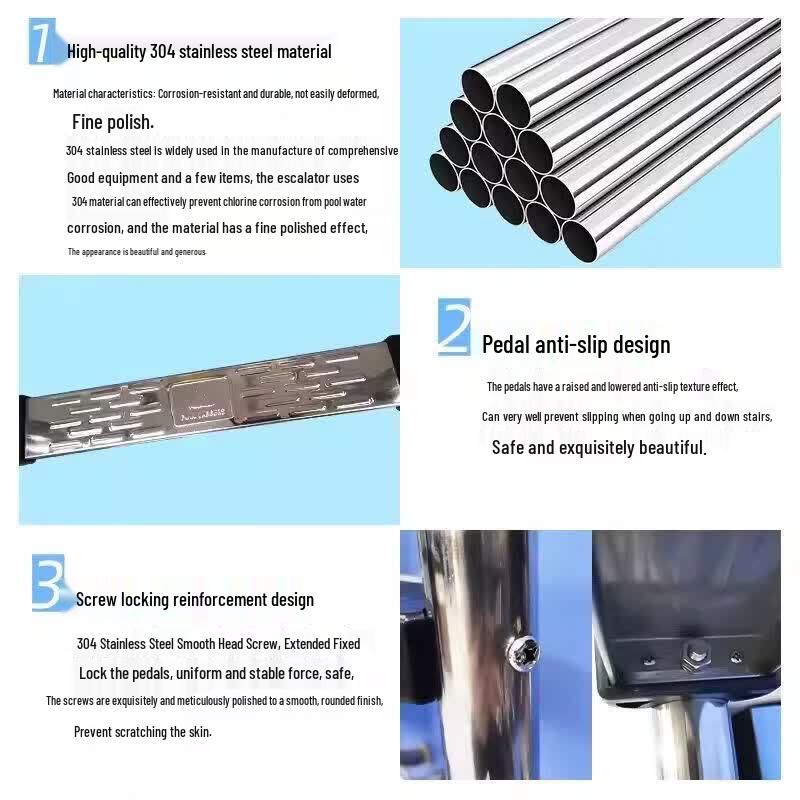 Jinggeng Stainless Steel Swimming Pool Ladder
