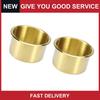 Universal Cup Drink Holder Ert Gold Tone 89mm for Marine Boats RVs Pack of 2