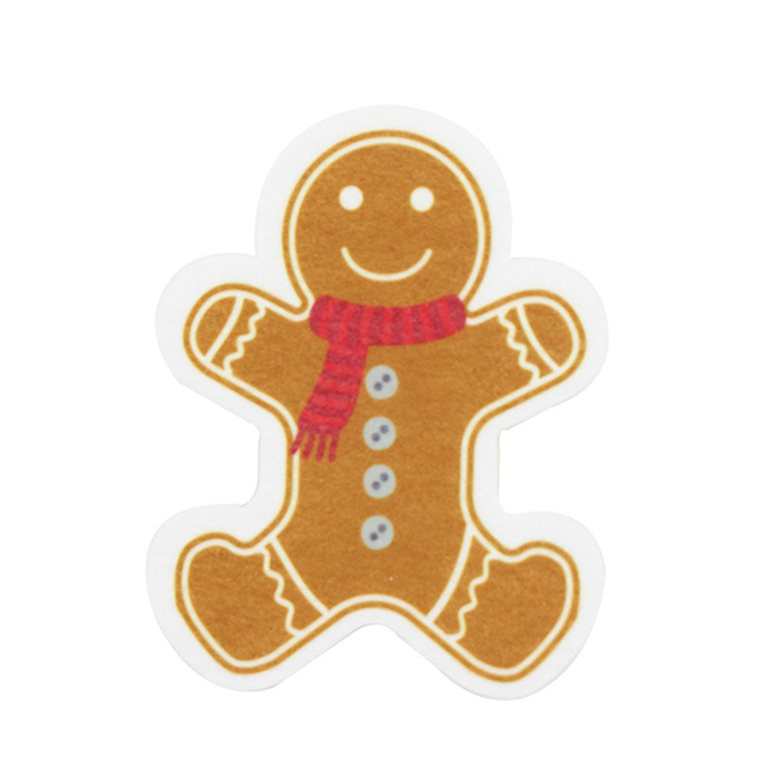 

Чистящая губка для потирания Рождество Мультфильм Чистящая губка Древесная масса Хлопковая чистящая щетка Кухня Ванная комната Бытовая чистка 4