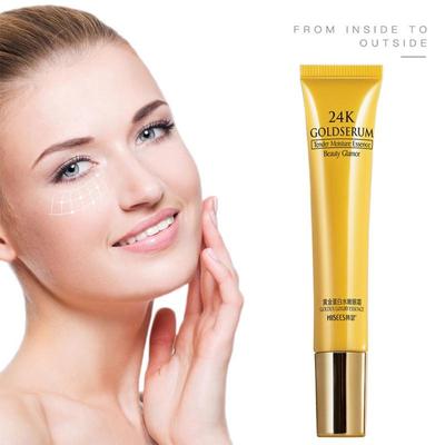 24K Gold Augencreme, Peptid-Kollagen, Anti-Falten, Anti-Age, Augenringe entfernen, Augenpflege gegen Schwellungen und Tränensäcke, Augenpflege