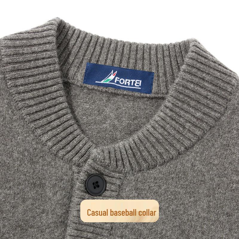 Men's 100% Merino Wool Heavyweight Knit Sweater