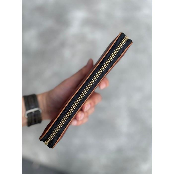 [Codel] atelierCODEL Long Wallet Men's Round Zipper, Tochigi Leather, Genuine Leather, Made in Japan, Large Capacity, 8 Card Slots