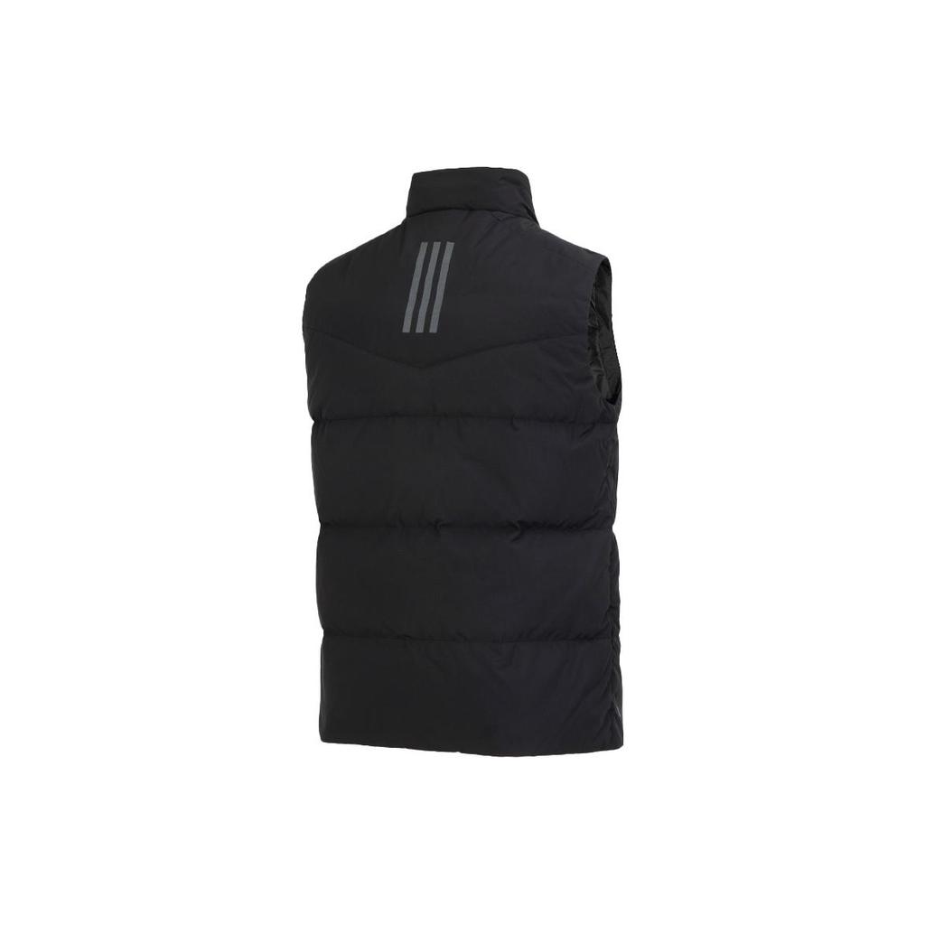 adidas Logo Print Down Vest Black HN4403