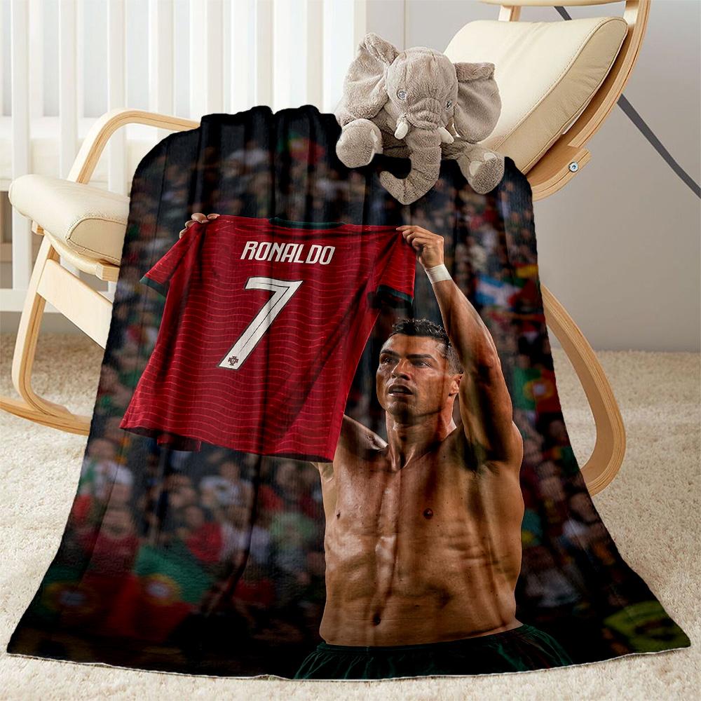 Cristiano Ronaldo 117 Blanket Ultra-Soft Suitable for Bedding Office Chair Bed All-Season Use Modern Style Best Holiday Gift for Friends Family