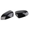 1 pereche capac oglindă retrovizoare laterală negru lucios, elegant, rezistent la culoare, ușor, capace oglindă ușă