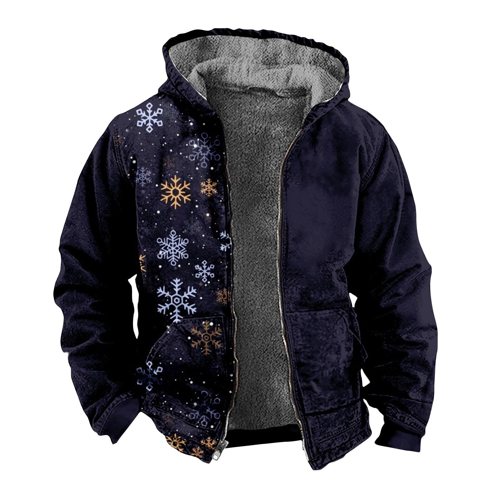 Мужская куртка с рождественским принтом — фото 5