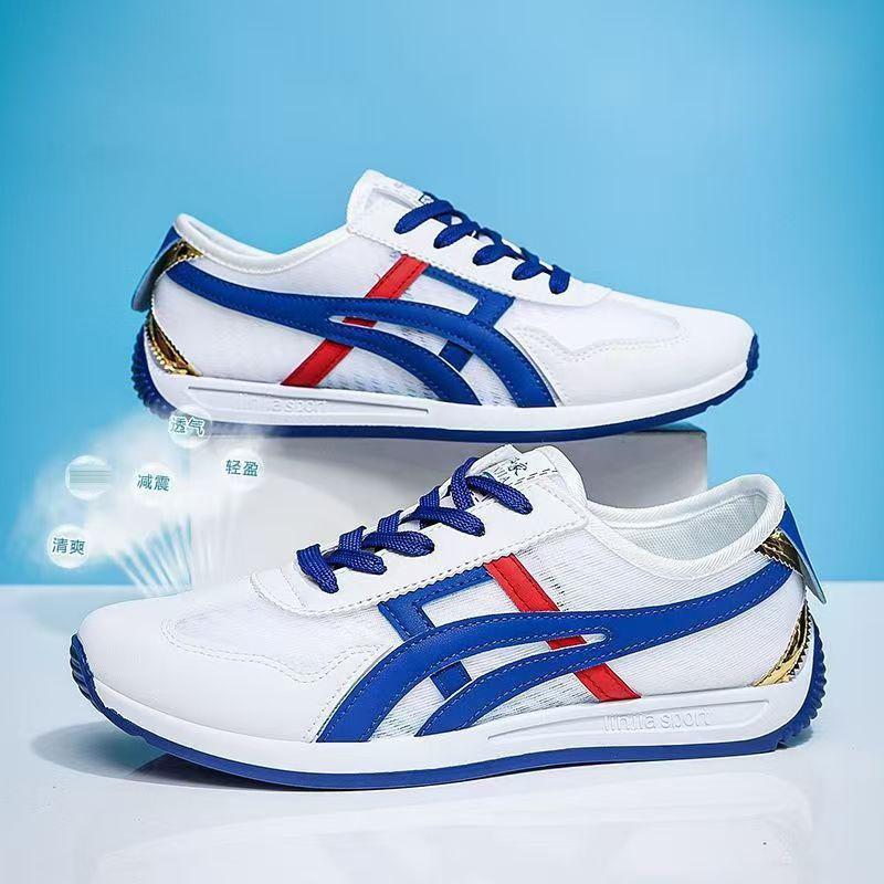 Herresko nye sommer herre pustende mesh tynn såle fritidssko lette sportssko