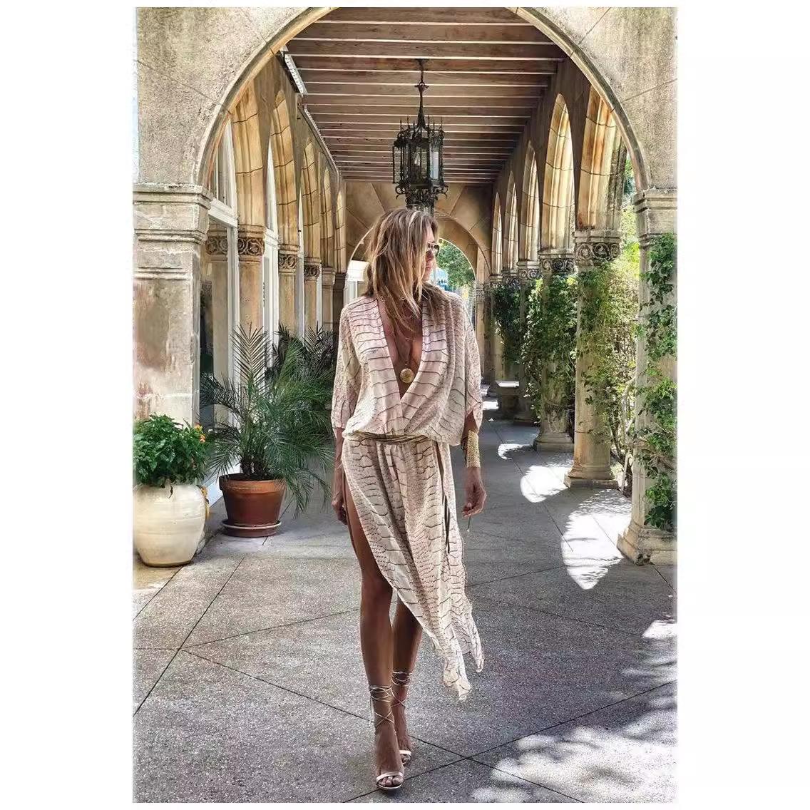 

Новая женская одежда ретро повседневная сексуальная повседневная мода темпераментная деловая рубашка с длинными рукавами толстовка с капюшоном XL бежевый