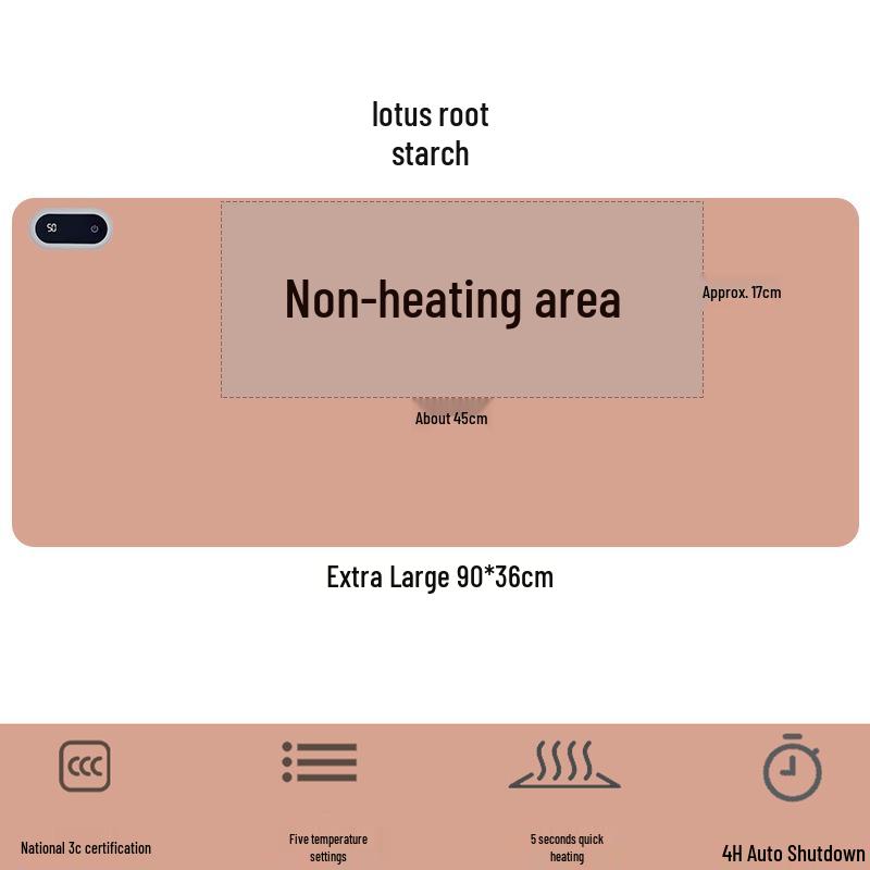 

Shibaoli Smart Heated Waterproof Desk Pad
