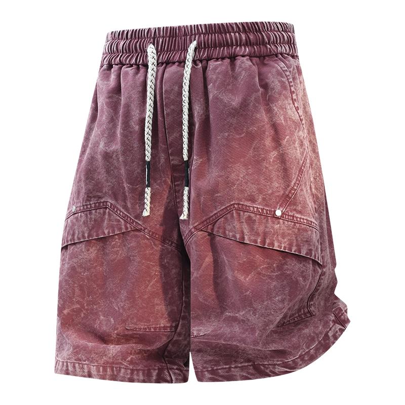Summer Plus Size Workwear Shorts Men s Loose Retro Multi Pocket Casual Pants M