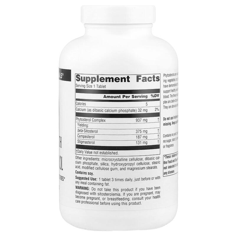 Mega Strength Beta Sitosterol, 375 mg, 120 Tablets