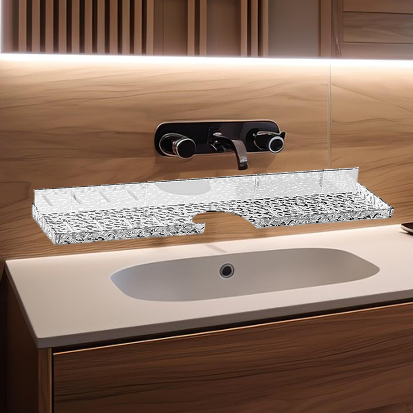 

Полка над раковиной, Органайзер для ванной комнаты, Экономия места, Держатель для чистящих щеток, Узкая подвесная полка