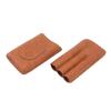 3 Fingers Cigar Case Artificial Leather Waterproof Portable Travel Cigar Box for Outdoor Business