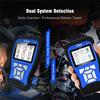 OBD2 Motorcycle Code Reader Universal Scanner Battery Tester Diagnostic Tool JDM100