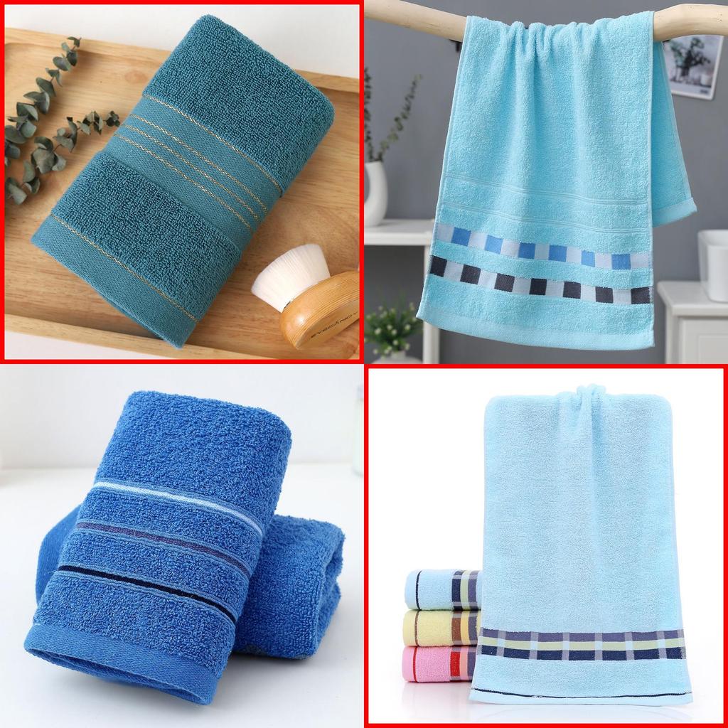 Cotton Towel With Embroidery For Home Use Perfect Absorption Gift For Women
